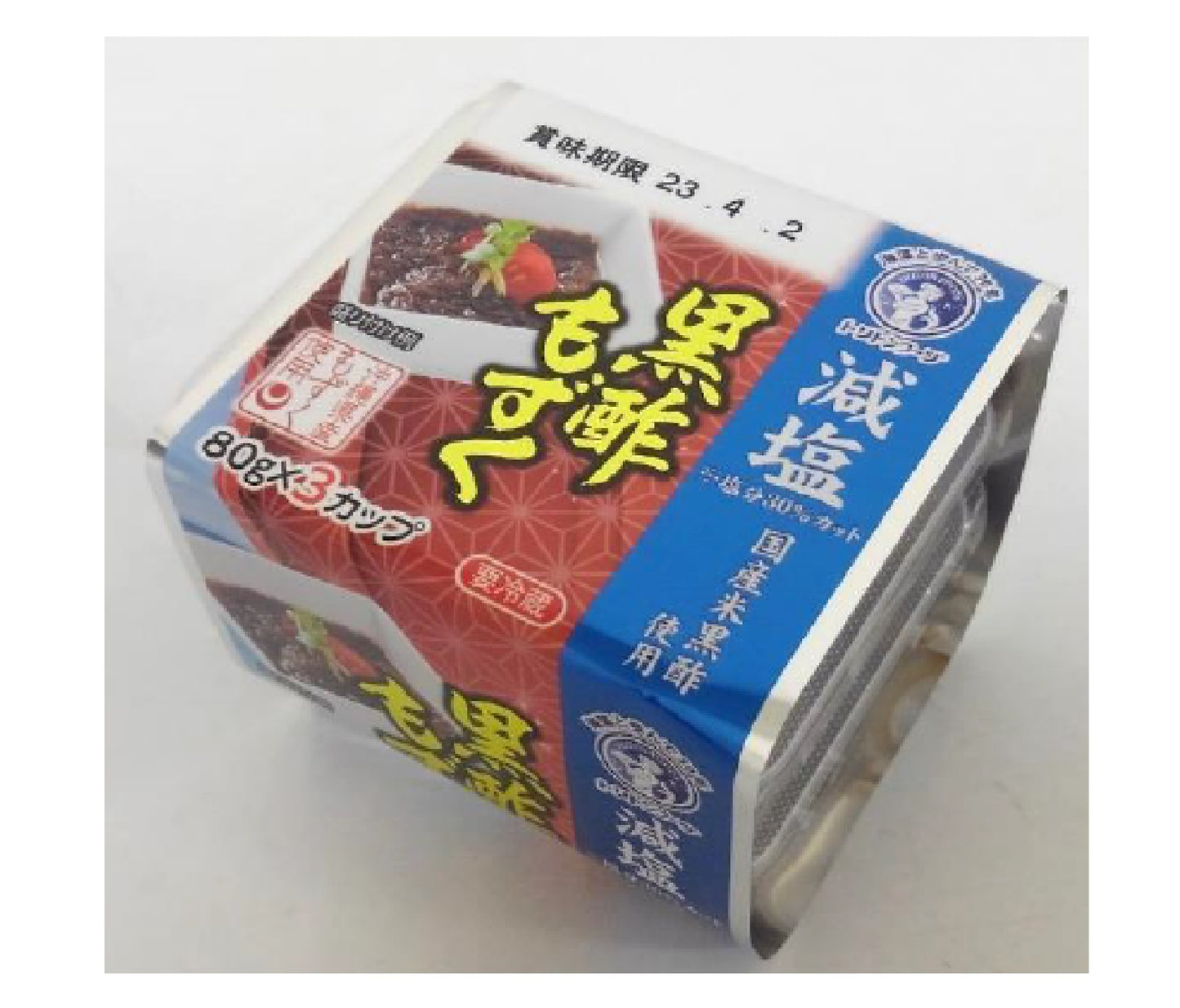 減塩 黒酢もずく 80g×3段×8入