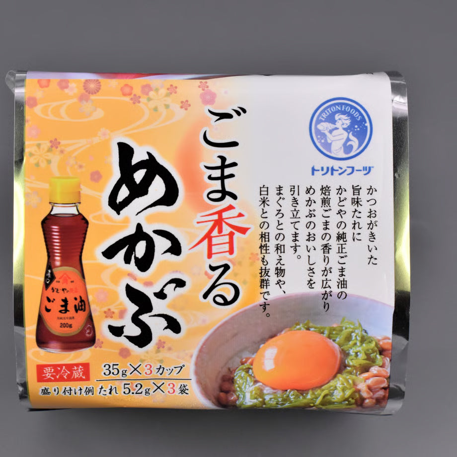 ごま香めかぶ 35g×3段×8入